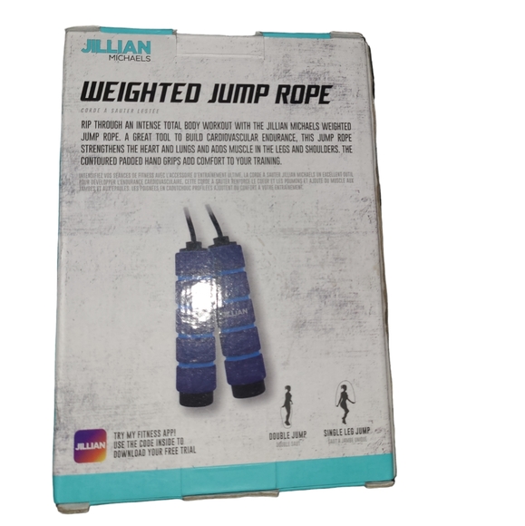 💕NIB Jillian Michaels Weighted Jump Rope💕 - Picture 2 of 3